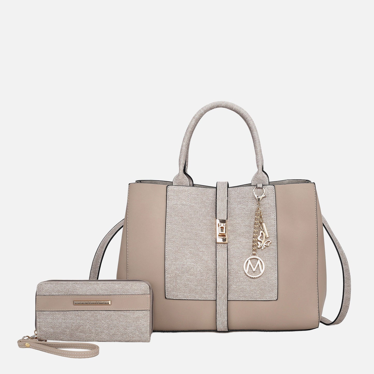 MKF Collection by Mia K. - Yola II Tote Bag and Wallet Set