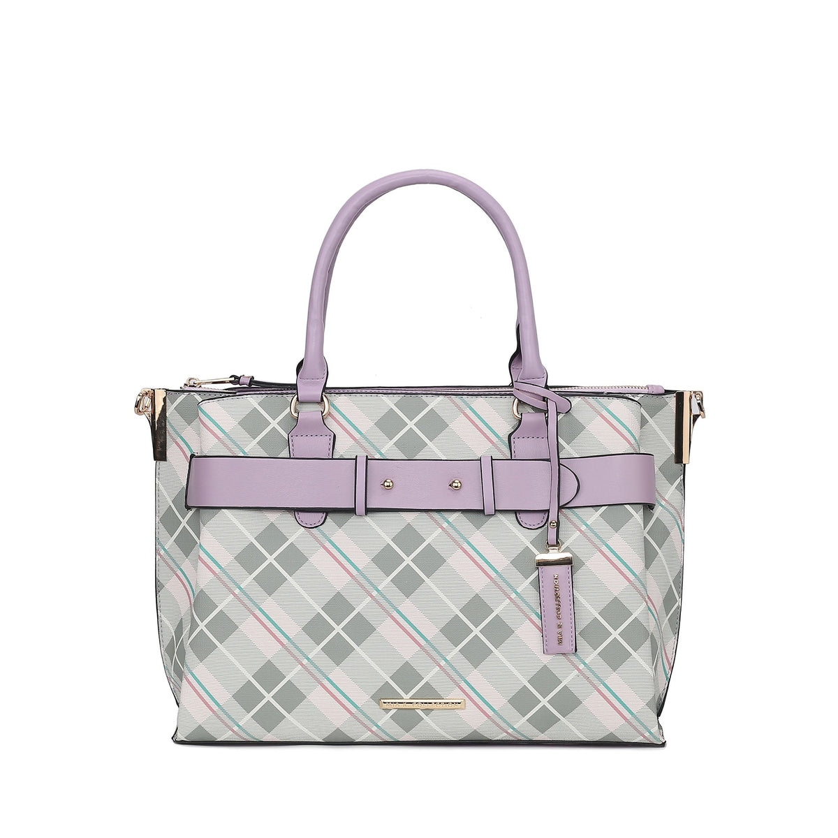 MKF Collection by Mia K. - Vivian Plaid Shoulder Bag