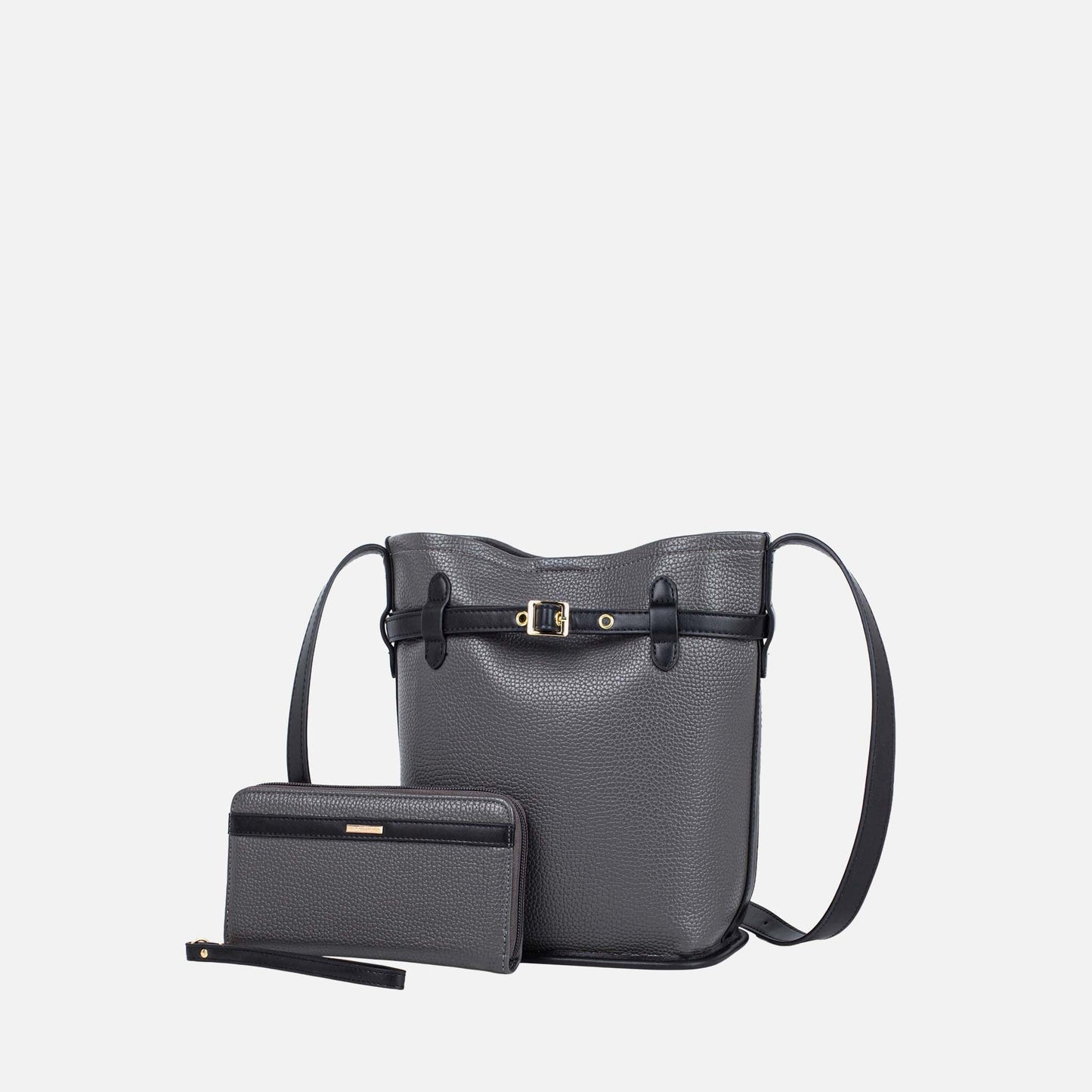 MKF Collection by Mia K. - Odette Bucket Bag with Wallet