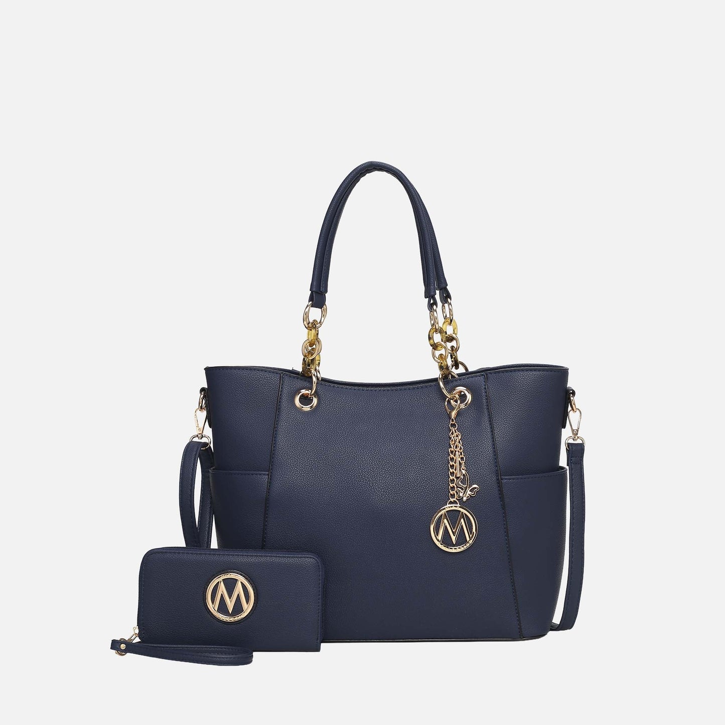 MKF Collection by Mia K. - Bonita Tote Bag and Wallet Set