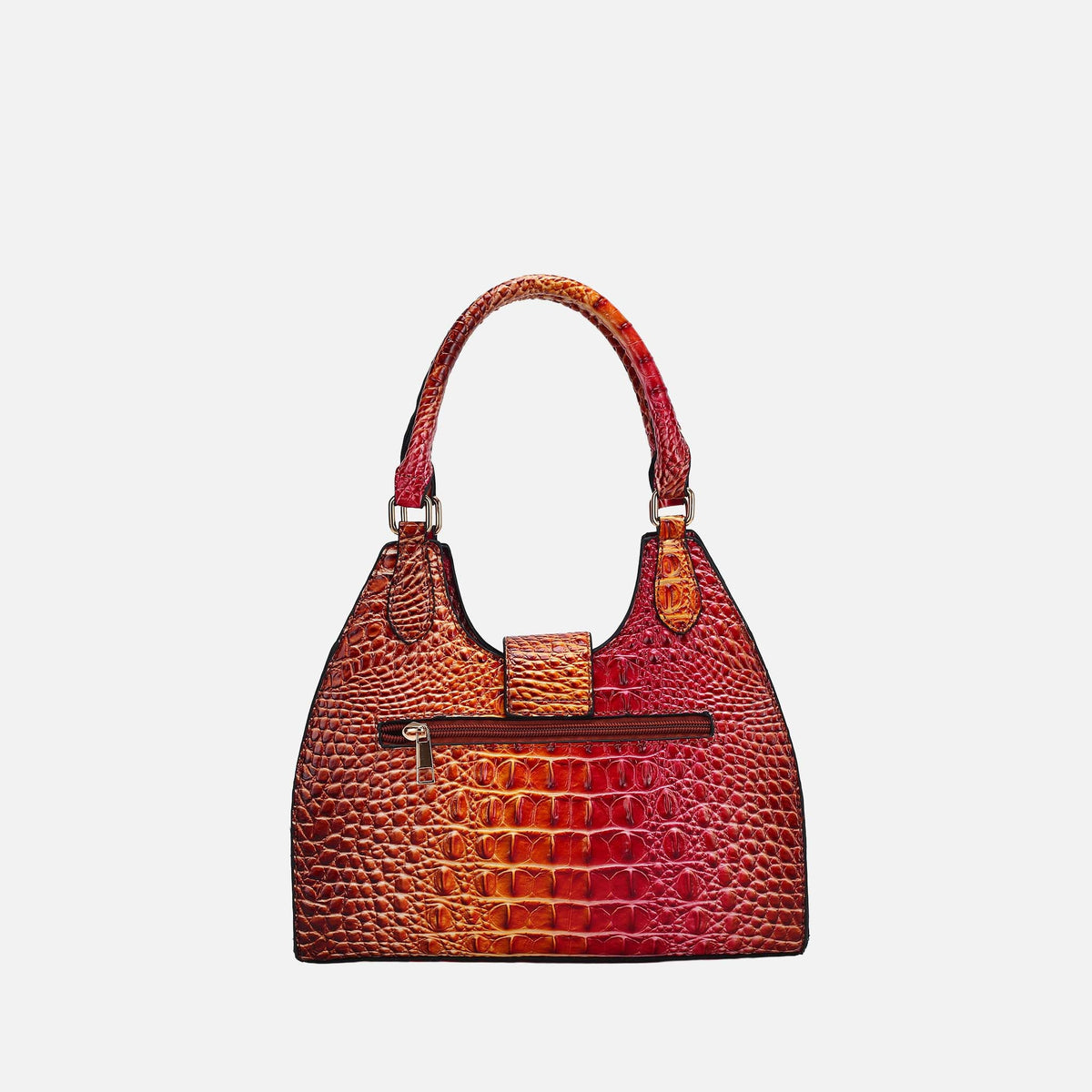 MKF Collection by Mia K. - Ava Gradient Croc Tote Bag