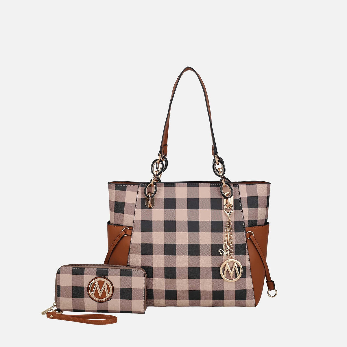 MKF Collection by Mia K. - Yale Tote Bag and Wallet Set