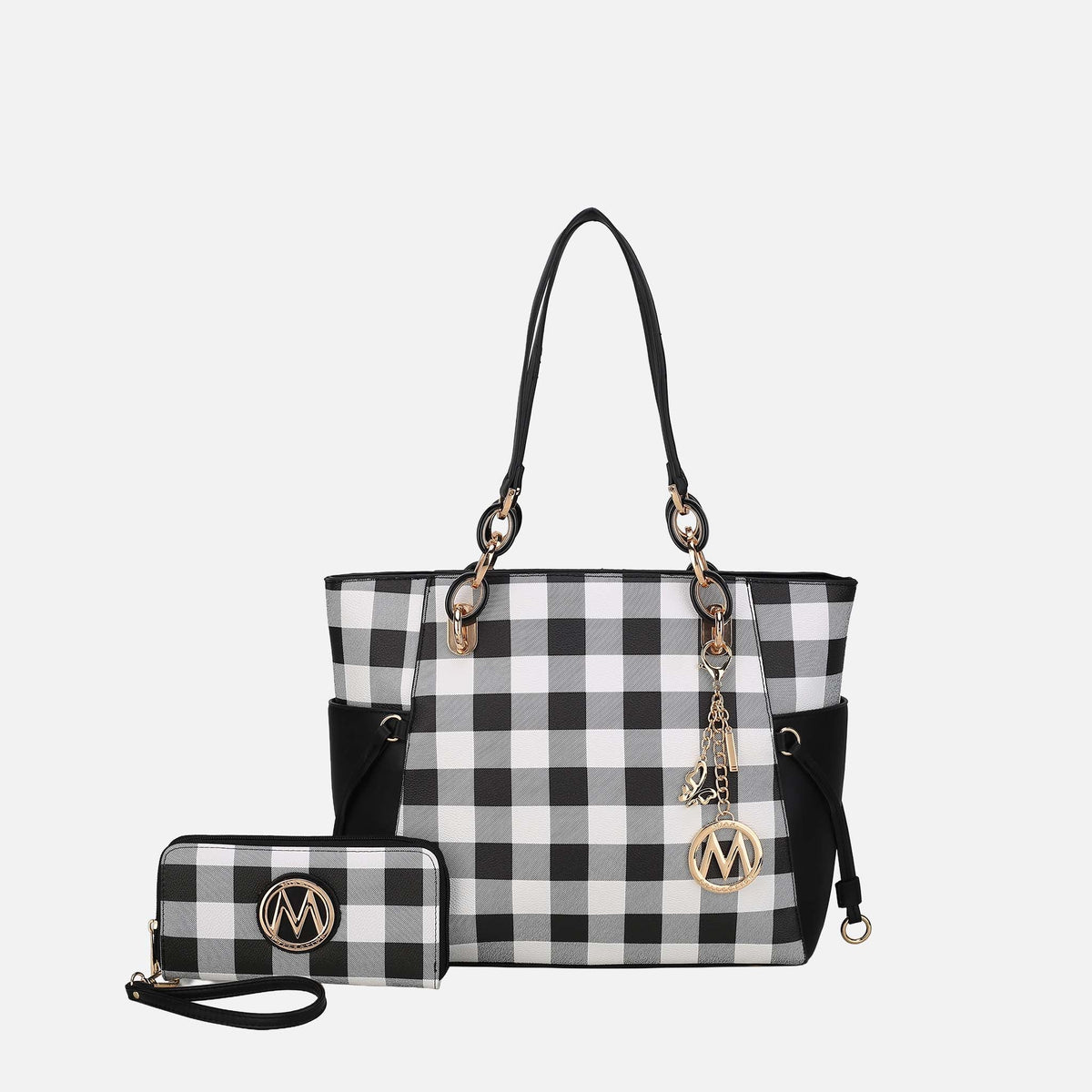 MKF Collection by Mia K. - Yale Tote Bag and Wallet Set