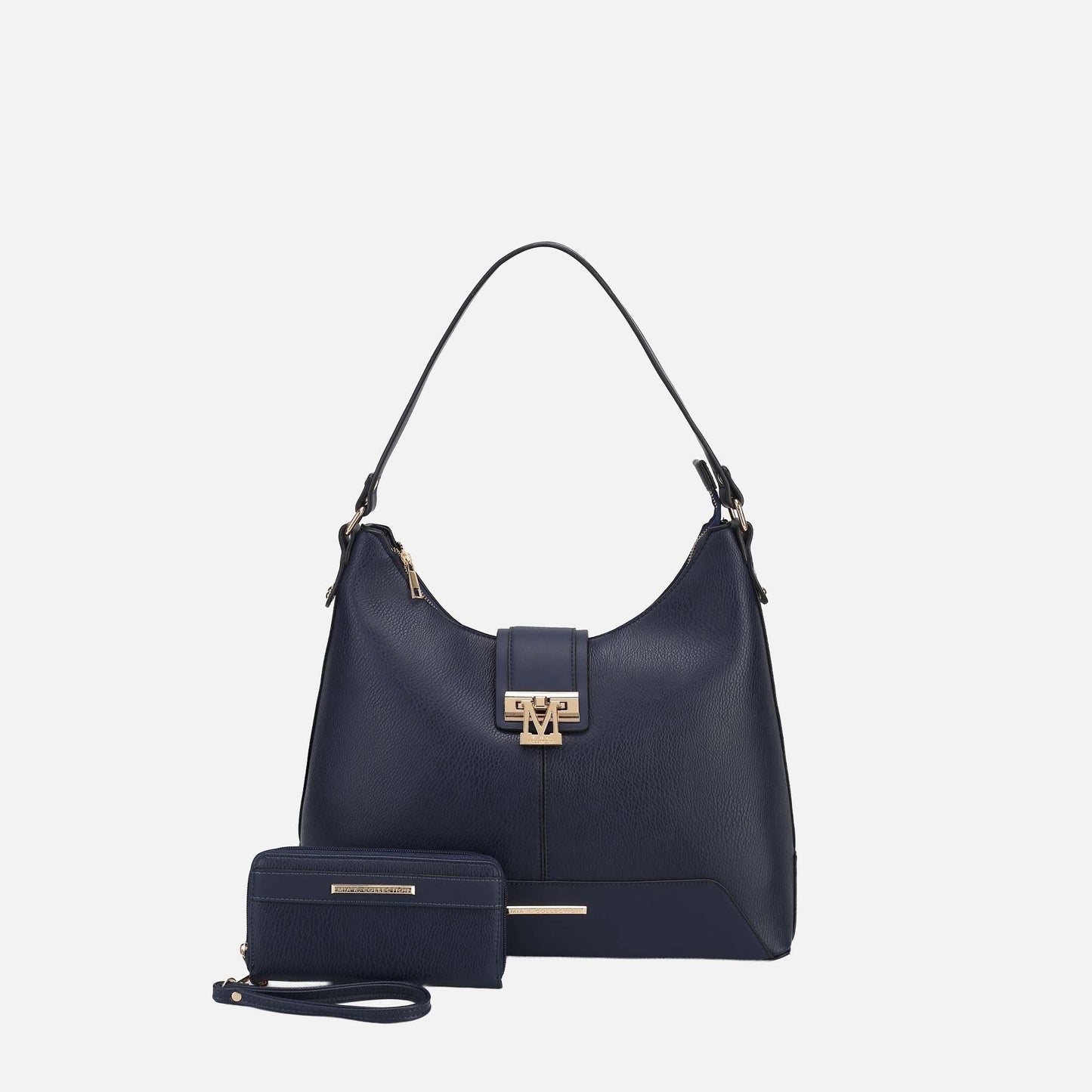 MKF Collection by Mia K. - Graciela Solid Hobo Bag and Set