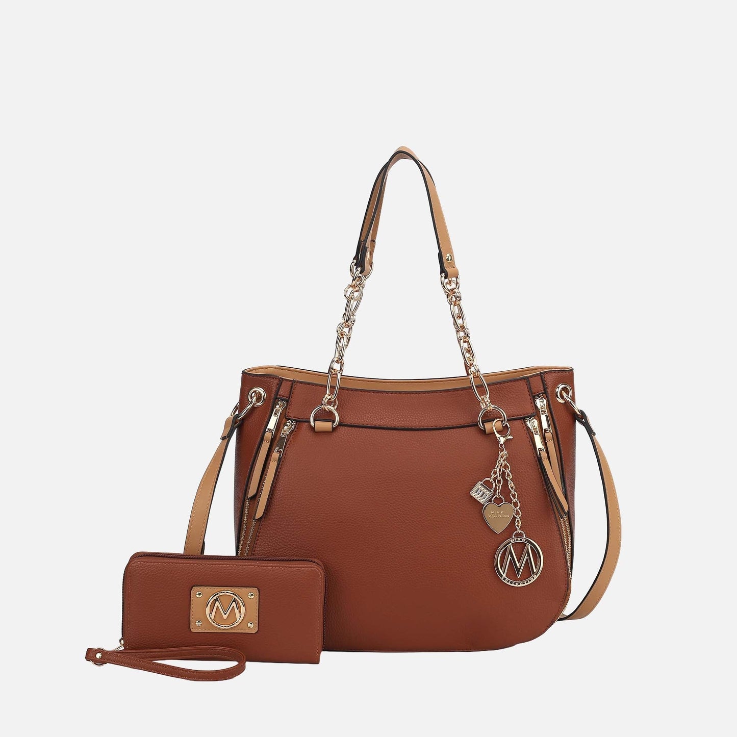 MKF Collection by Mia K. - Lina Shoulder Bag and Wallet Set