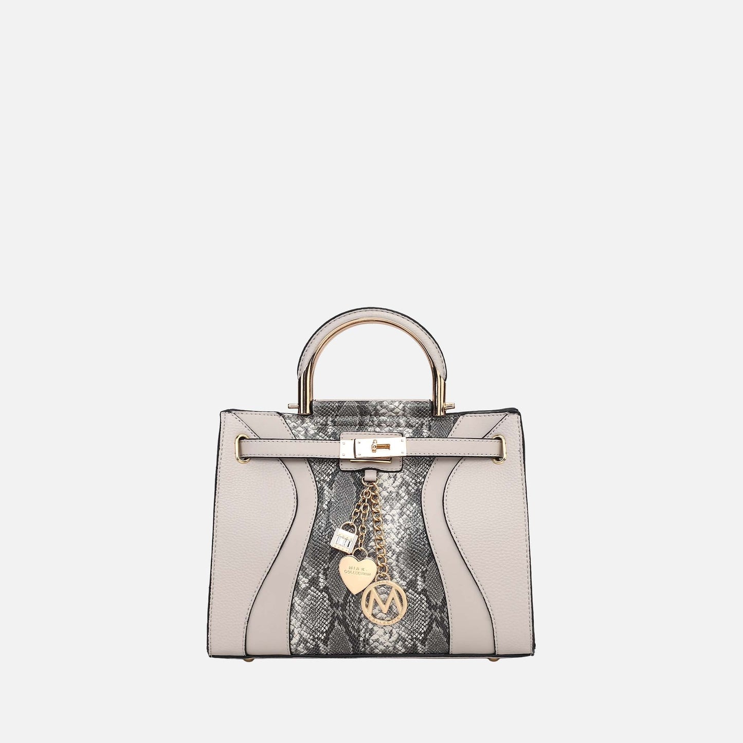 MKF Collection by Mia K. - Cassia Snake embossed Satchel Bag