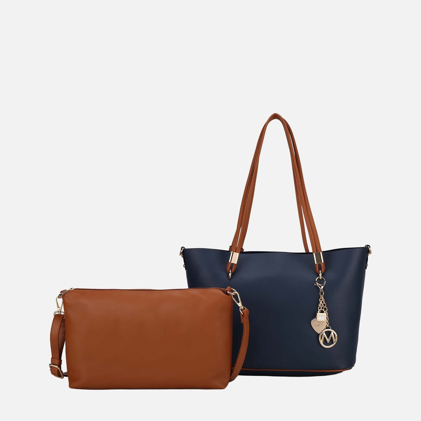 MKF Collection by Mia K. - Malay Tote Bag and Cosmetic Pouch Set
