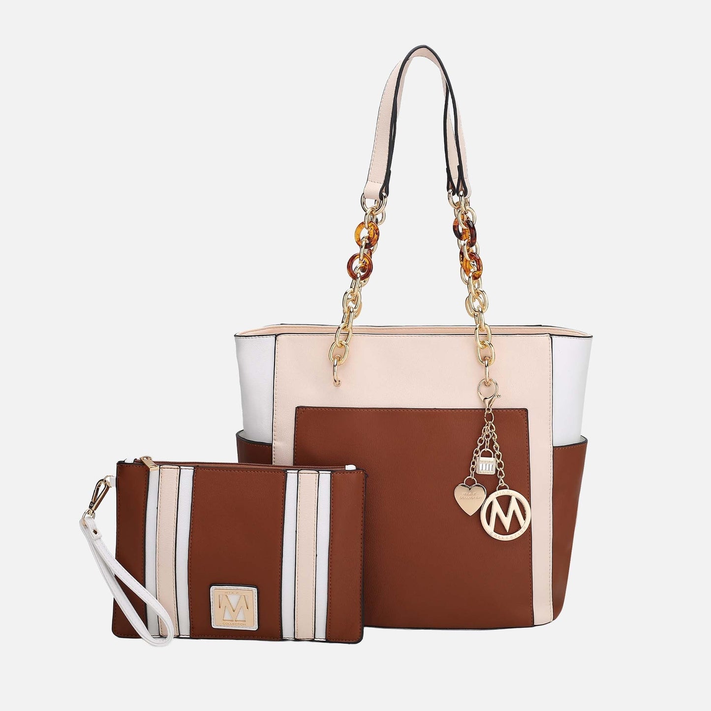 MKF Collection by Mia K. - Rochelle Tote and Wristlet Set
