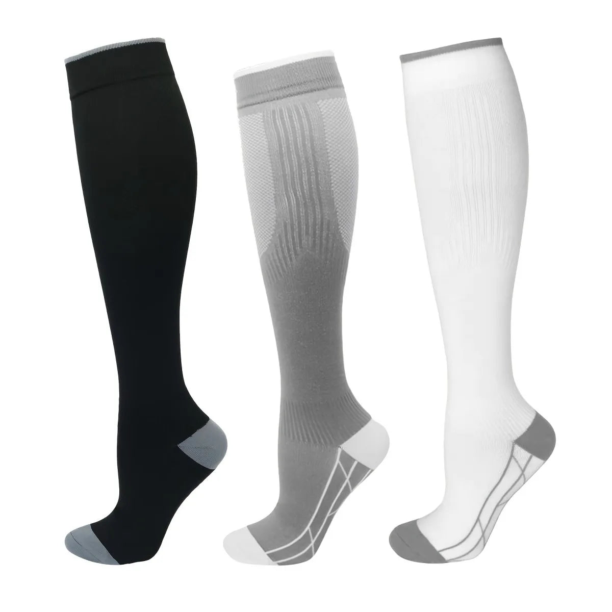 3_Pack-Grey,Black,White-
