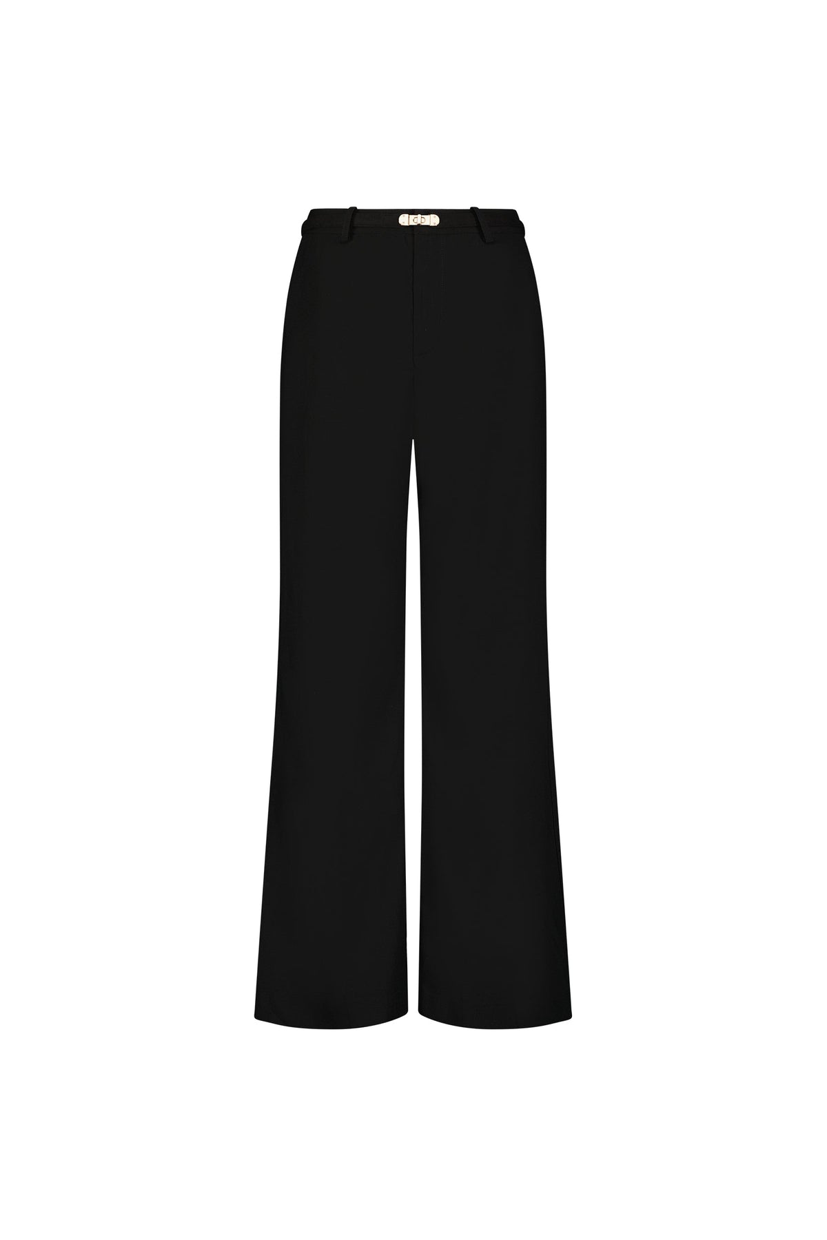Martina Belted Trouser - Black