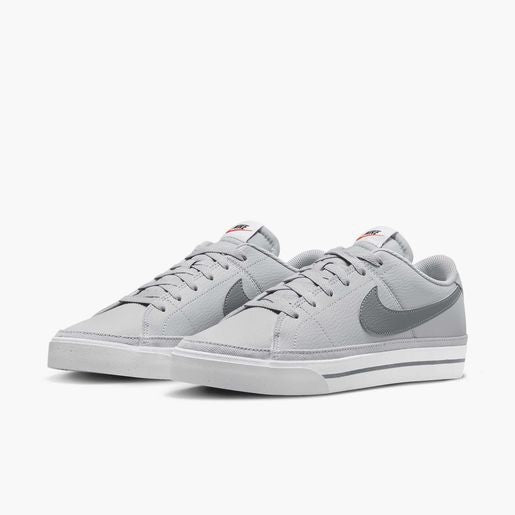 Nike Court Legacy Men's Sneakers — Smoke Grey Leather Low-Top