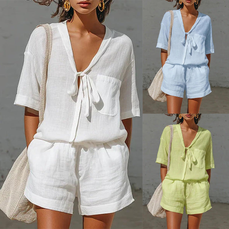 dress up shorts womens Brilliant White Women's High Waisted Pleated Dress Shorts for Business Lookbook Store