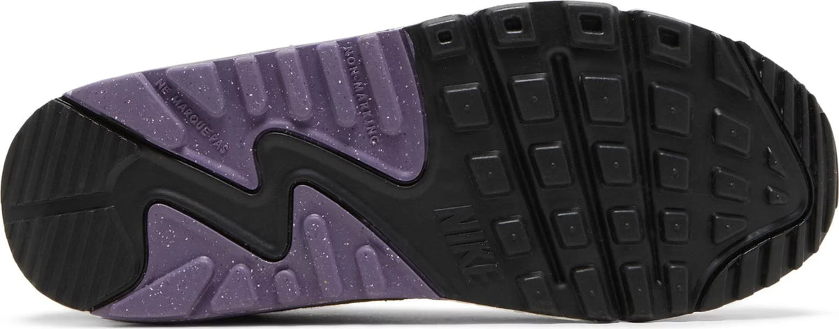Nike Grade School Air Max 90 'Black Canyon Purple Gs' Sneakers