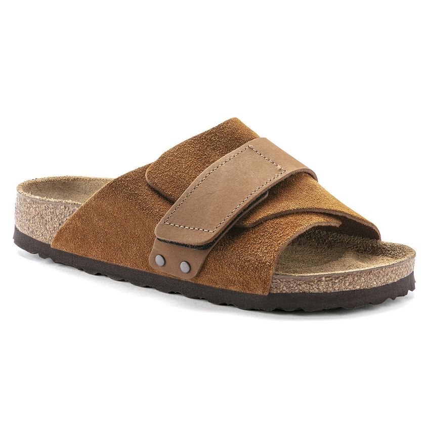 Birkenstock Kyoto Nubuck/Suede Leather Mink – Zulily