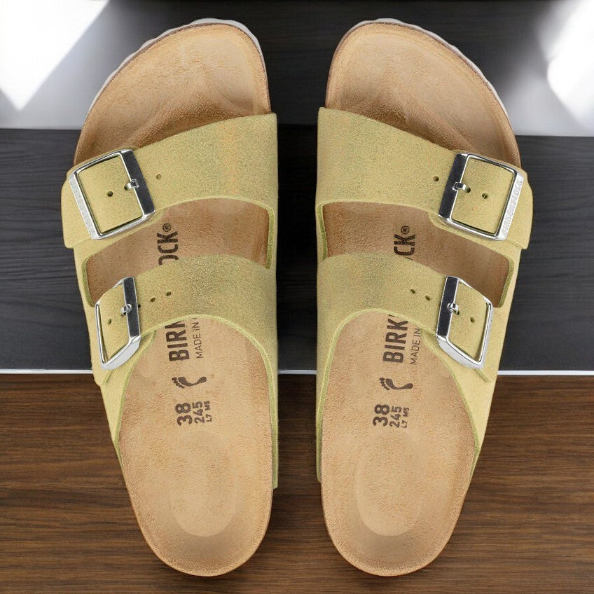 Birkenstock Arizona Shimmering 'Narrow Fit' Sandals