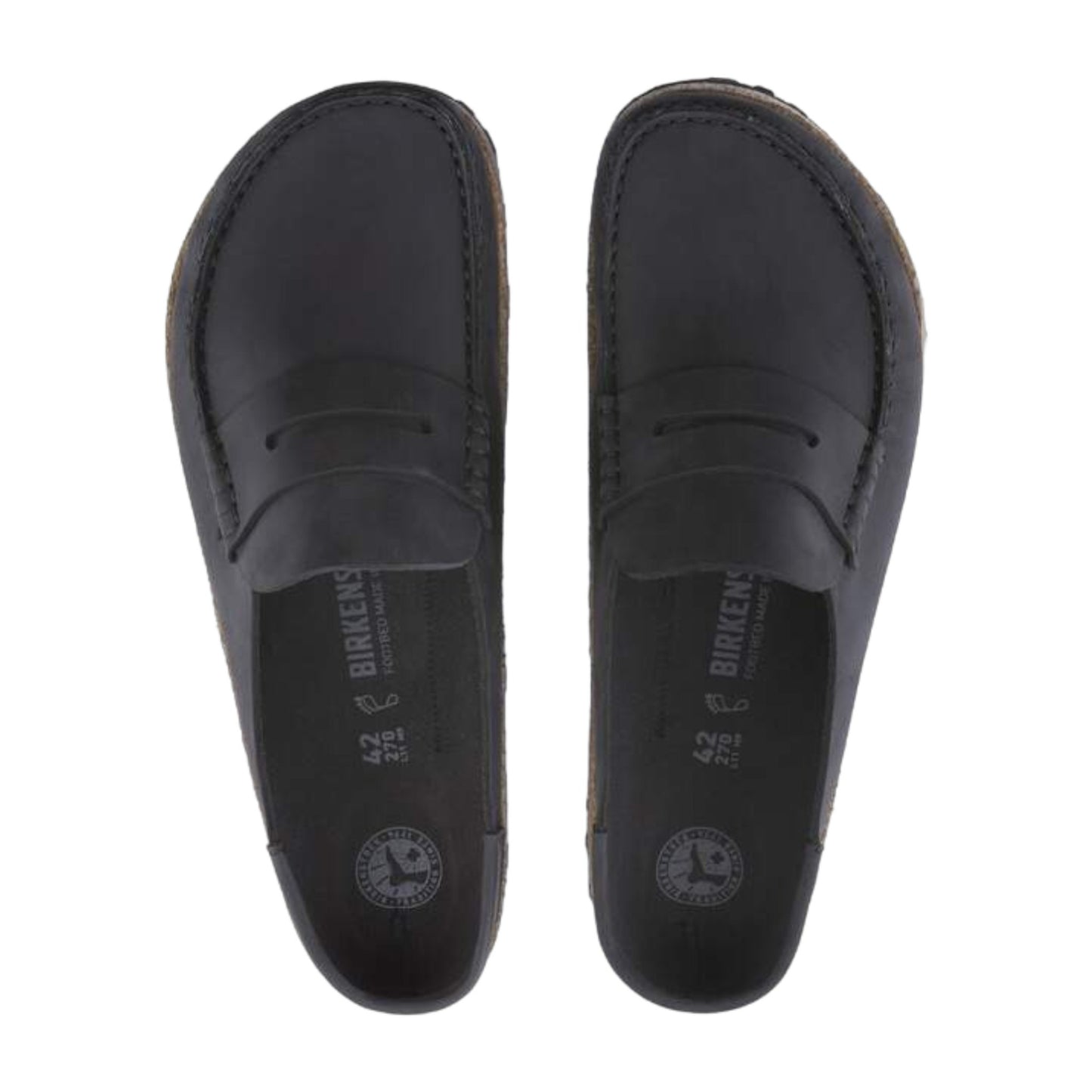Birkenstock Unisex Naples Natural Leather Oiled Black