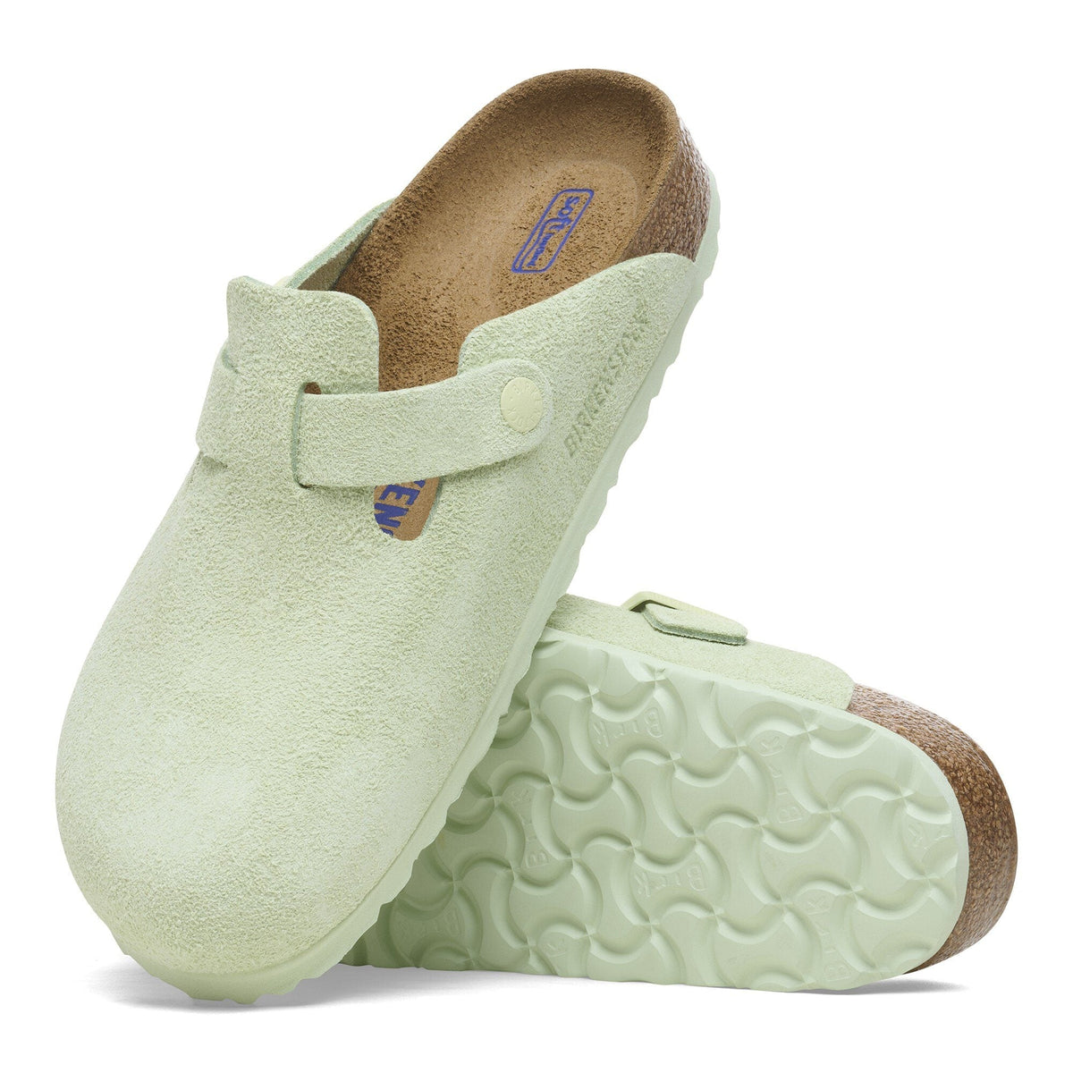 Birkenstock Boston Soft Footbed Suede Leather 'Regular Fit' Clogs