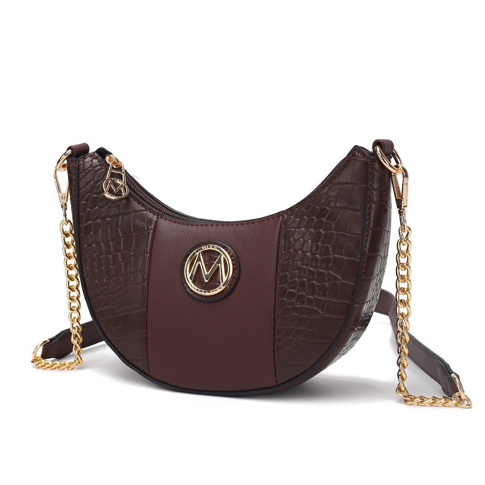 MKF Collection by Mia K. - Amira Embossed Crossbody Bag
