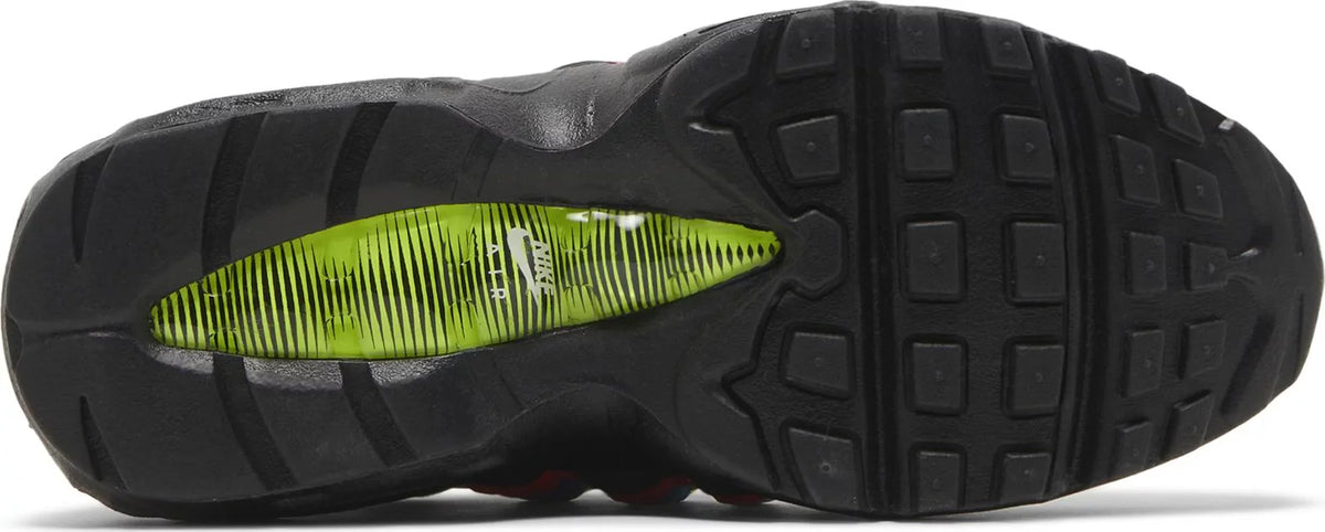 Nike Grade School Air Max 95 'Black Neon Gs' Sneakers