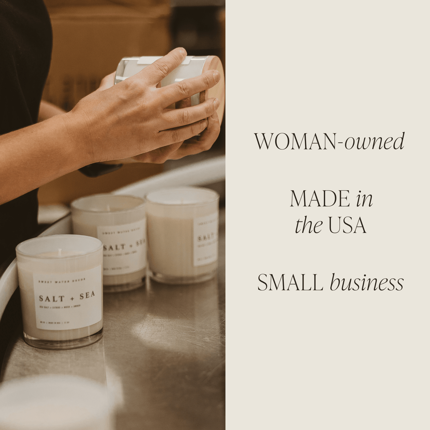 Christmas Tree Soy Candle - White Jar - 11 oz