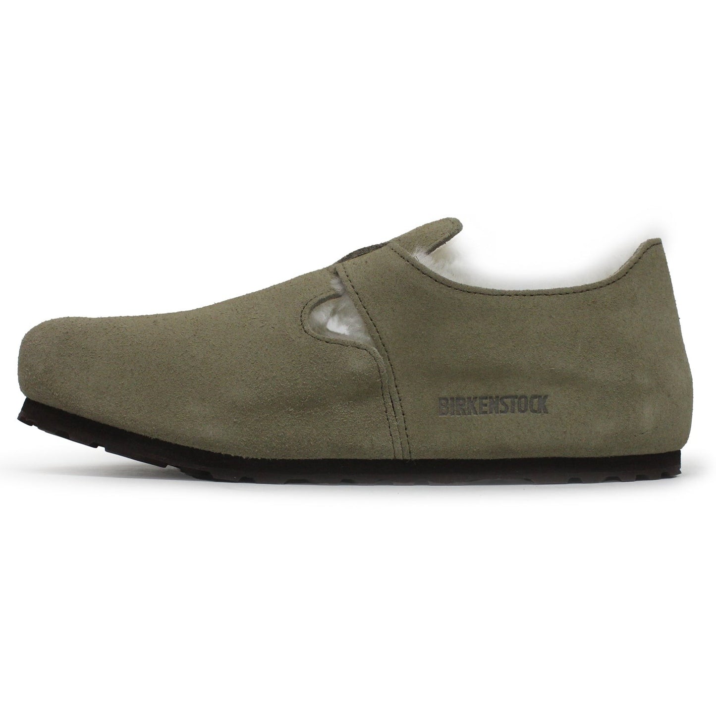 Birkenstock Arizona Shearling Suede Leather Sandals Regular