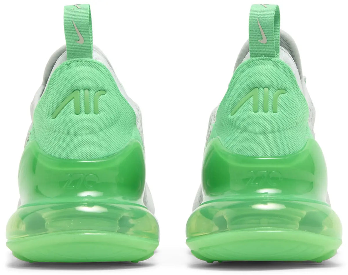 Nike Men's Air Max 270 'Light Silver Green Shock' Sneakers