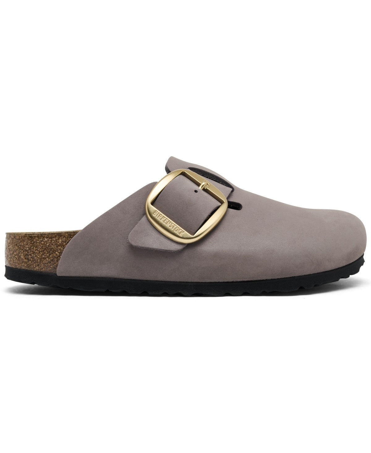 Birkenstock Unisex Boston Big Buckle Nubuck Leather Faded Purple