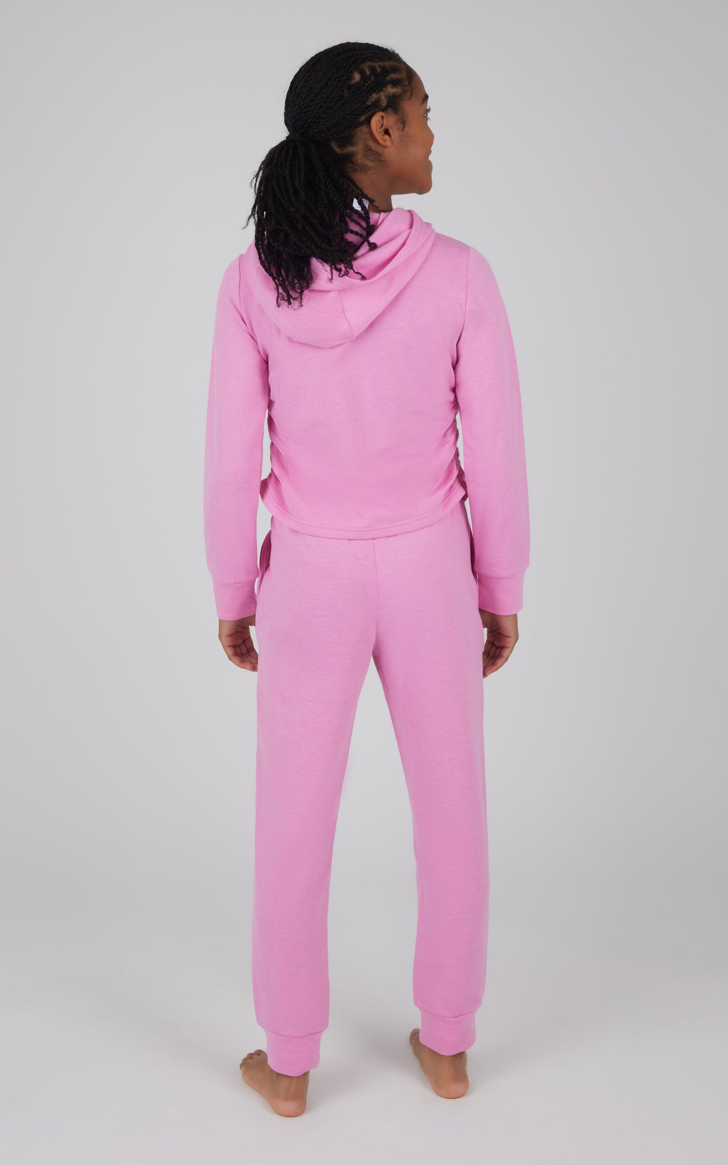 Girls 2 PC Terry Brushed Hoodie and Jogger