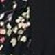 Contrast Ruffle Trim Floral Flutter Cap Sleeve Top For Leggings Shorts And Jeans | 7 Colors | S-3X
