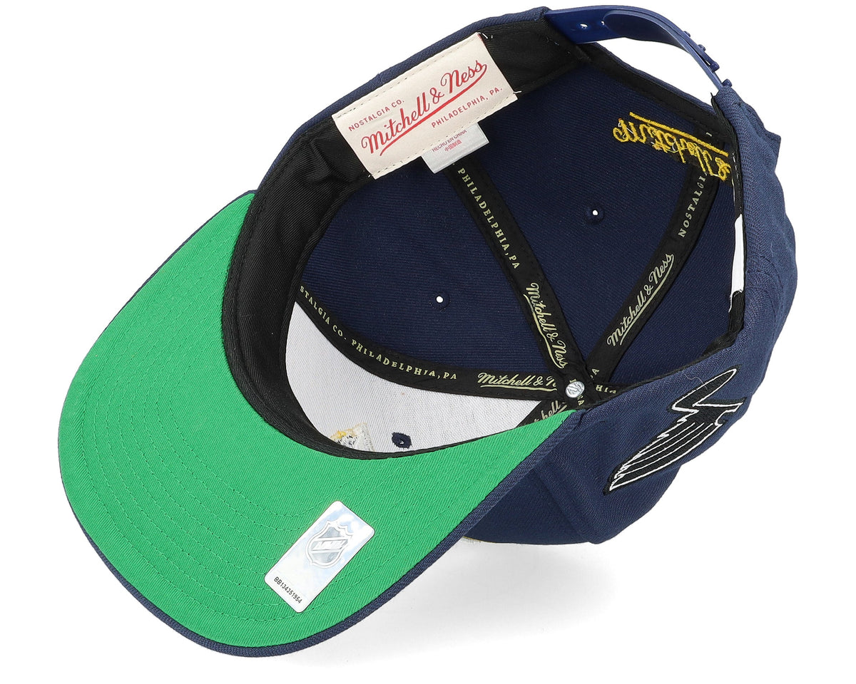 Mitchell & Ness Men's NHL Alternate Flip Snapback Blues Snapback Caps