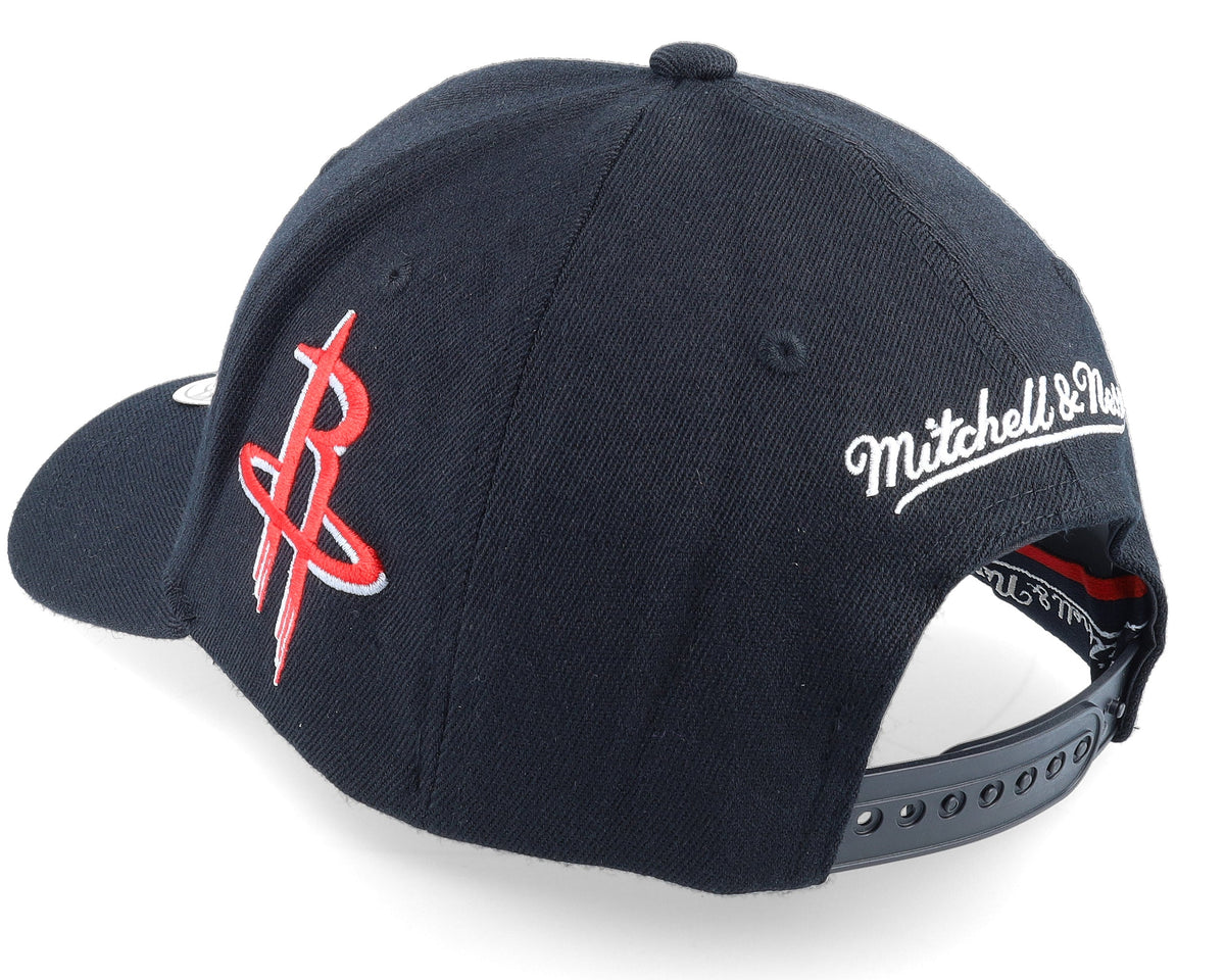 Mitchell & Ness Men's NBA Team Script 2.0 Stretch Snapback Rockets Snapback Caps