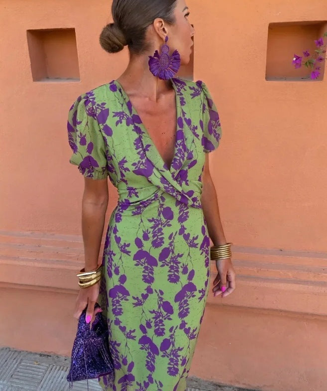 printed ruched dress Printed Ruched Shirt Dress