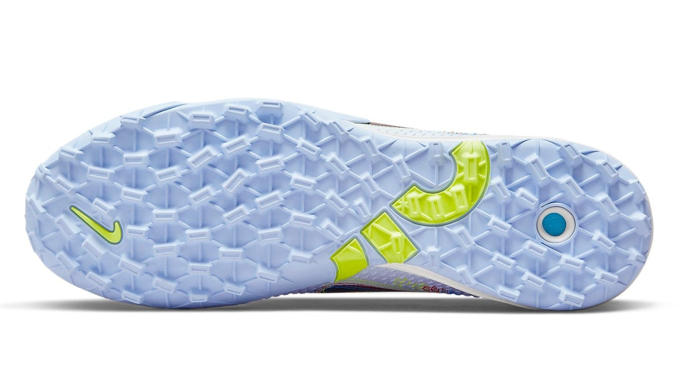 Nike Men's Mercurial Air Zoom Vapor 14 Pro Tf 'Football Grey Light Marine' Sneakers