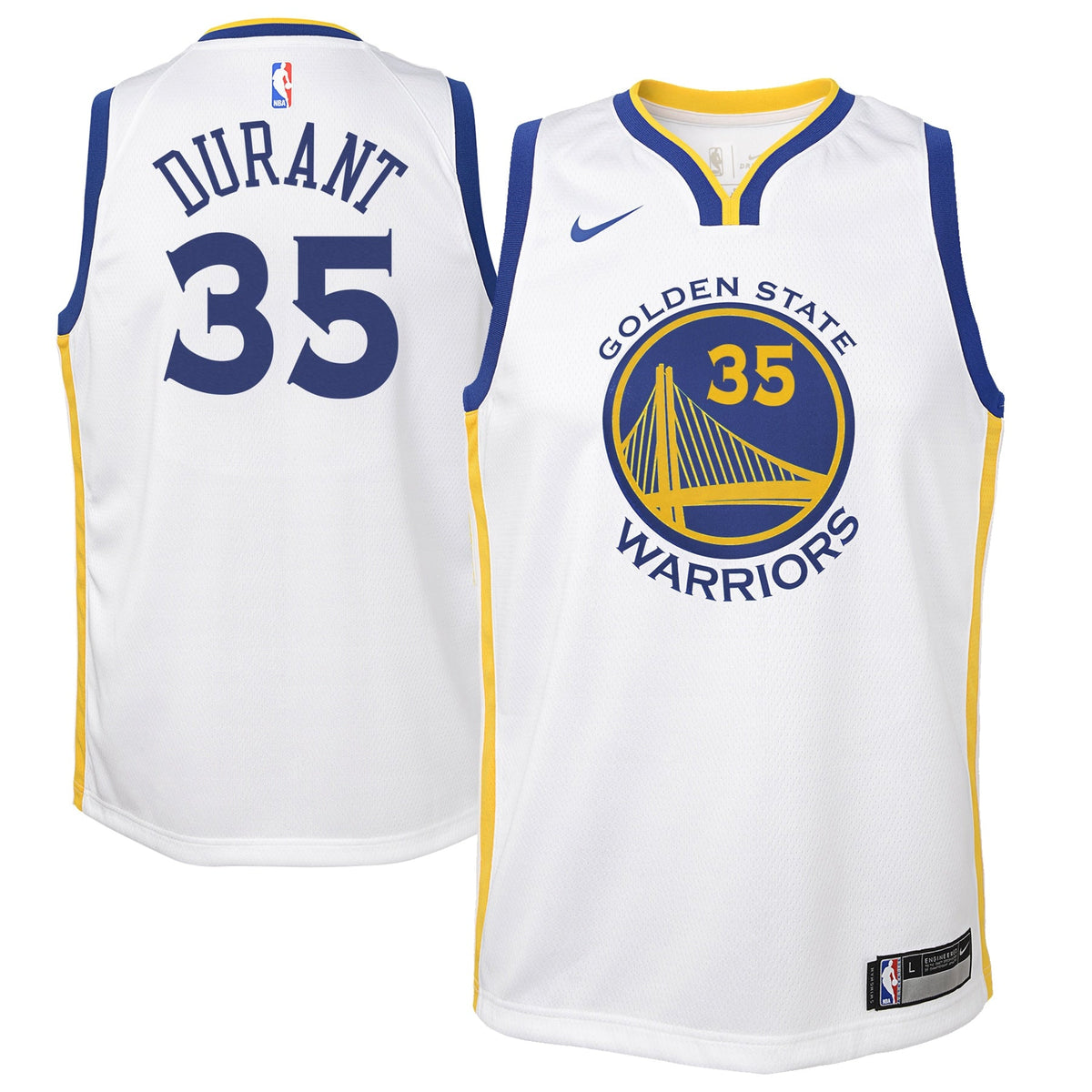 Nike Youth NBA Gs Warriors Home Swingman Jersey Jerseys