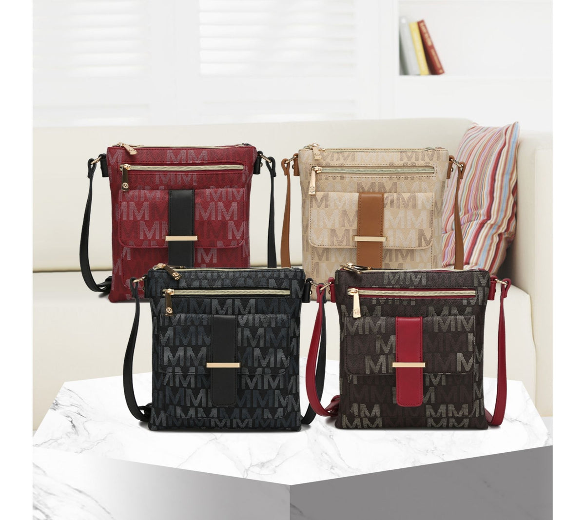 MKF Collection by Mia K. - Jeni Signature Crossbody Bag