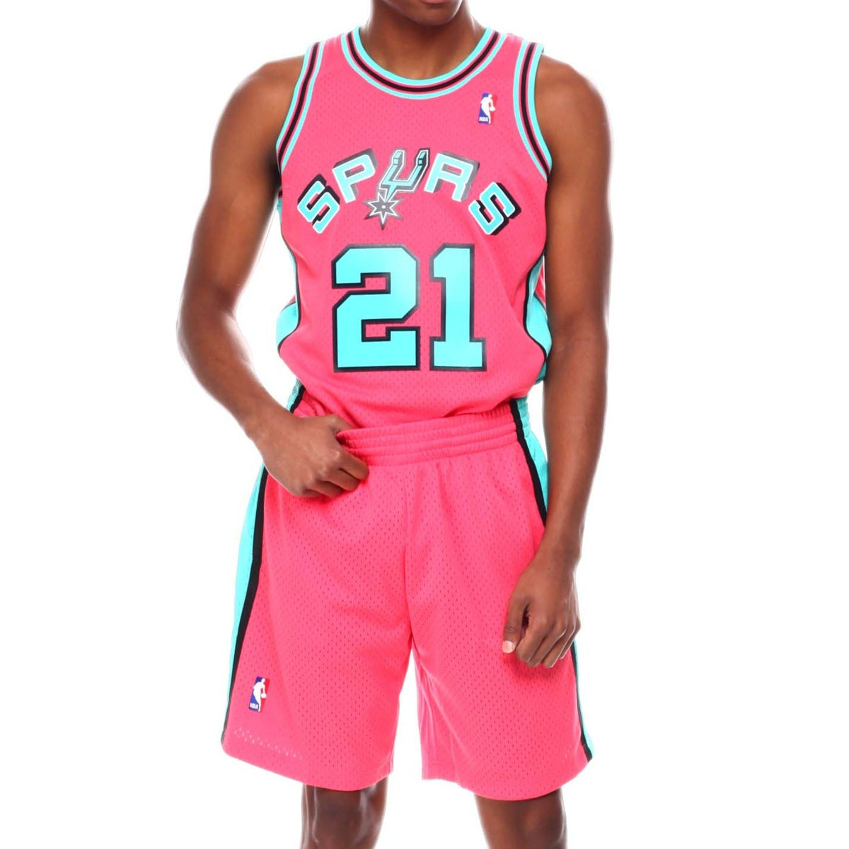 Mitchell & Ness Men's NBA Reload Swingman Short Spurs 1998
