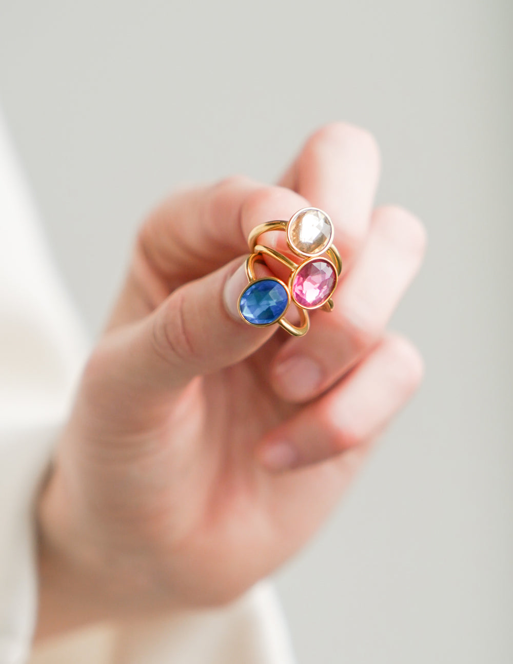 Elevated Faith Ocean Blue Gemstone Ring