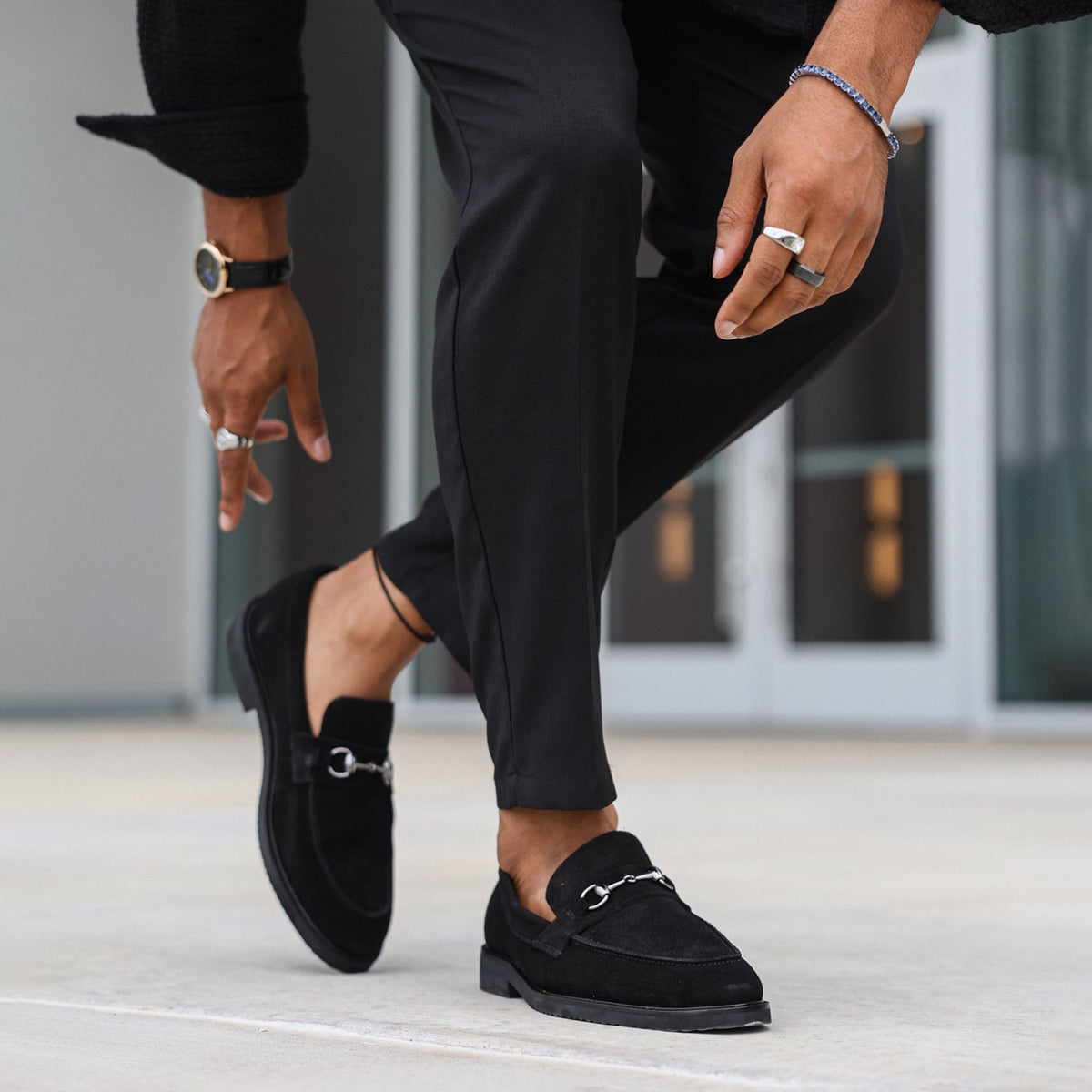 Black Suede-