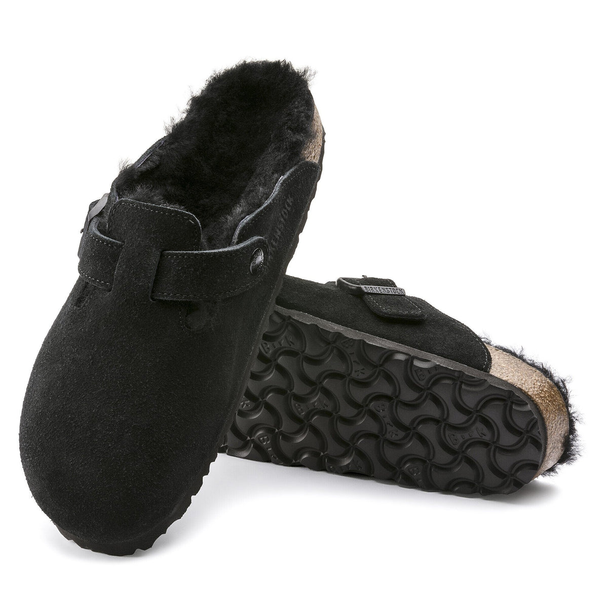 Birkenstock Boston Shearling 'Narrow Fit' Clogs