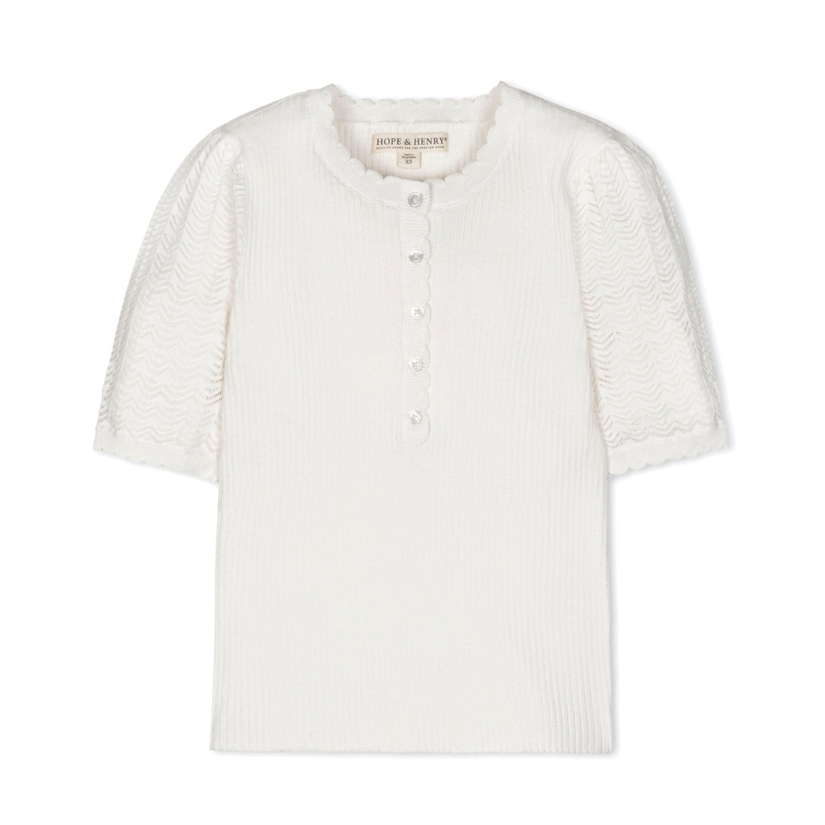 Organic Henley Sweater