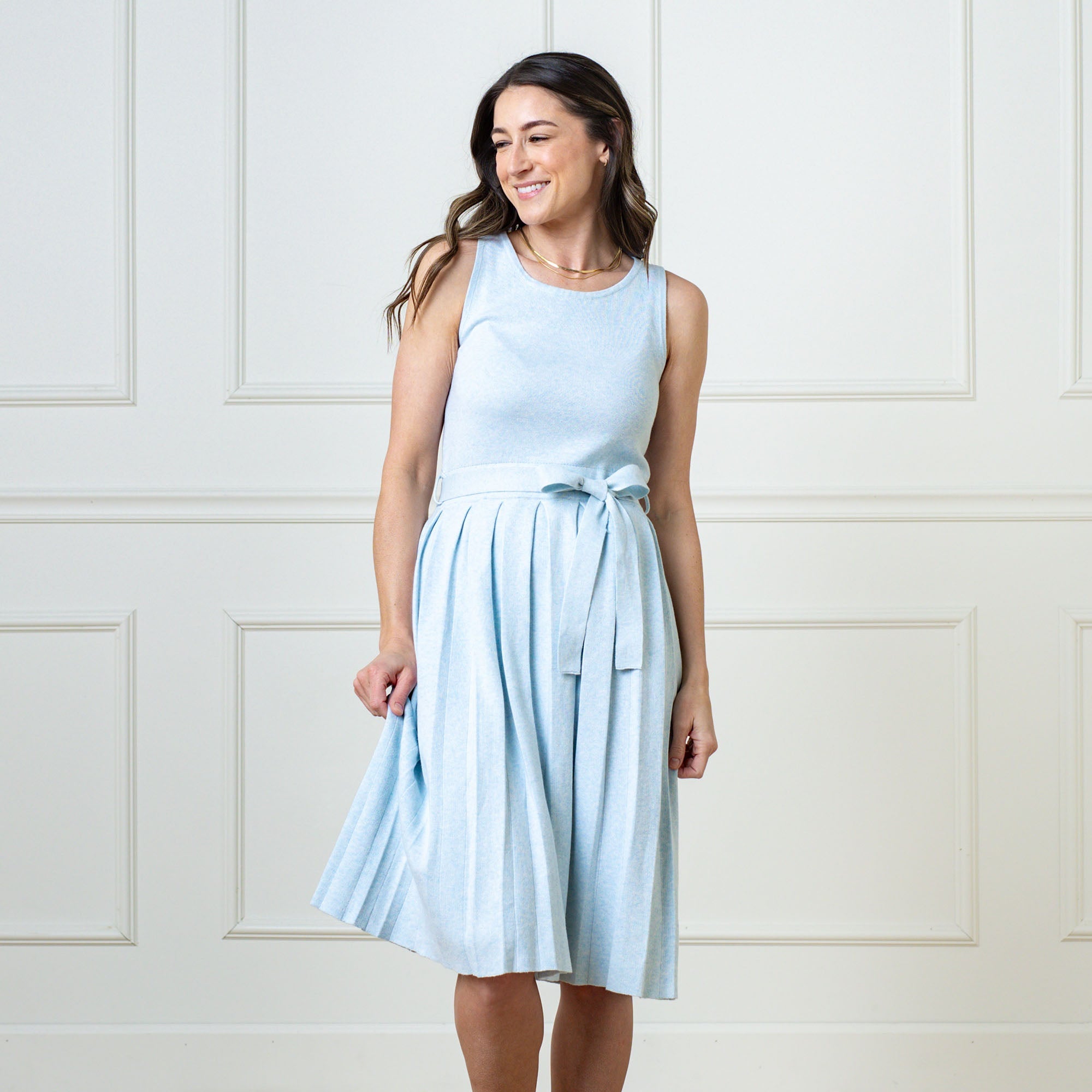 Organic Pleated Sweater Knit Dress – Zulily
