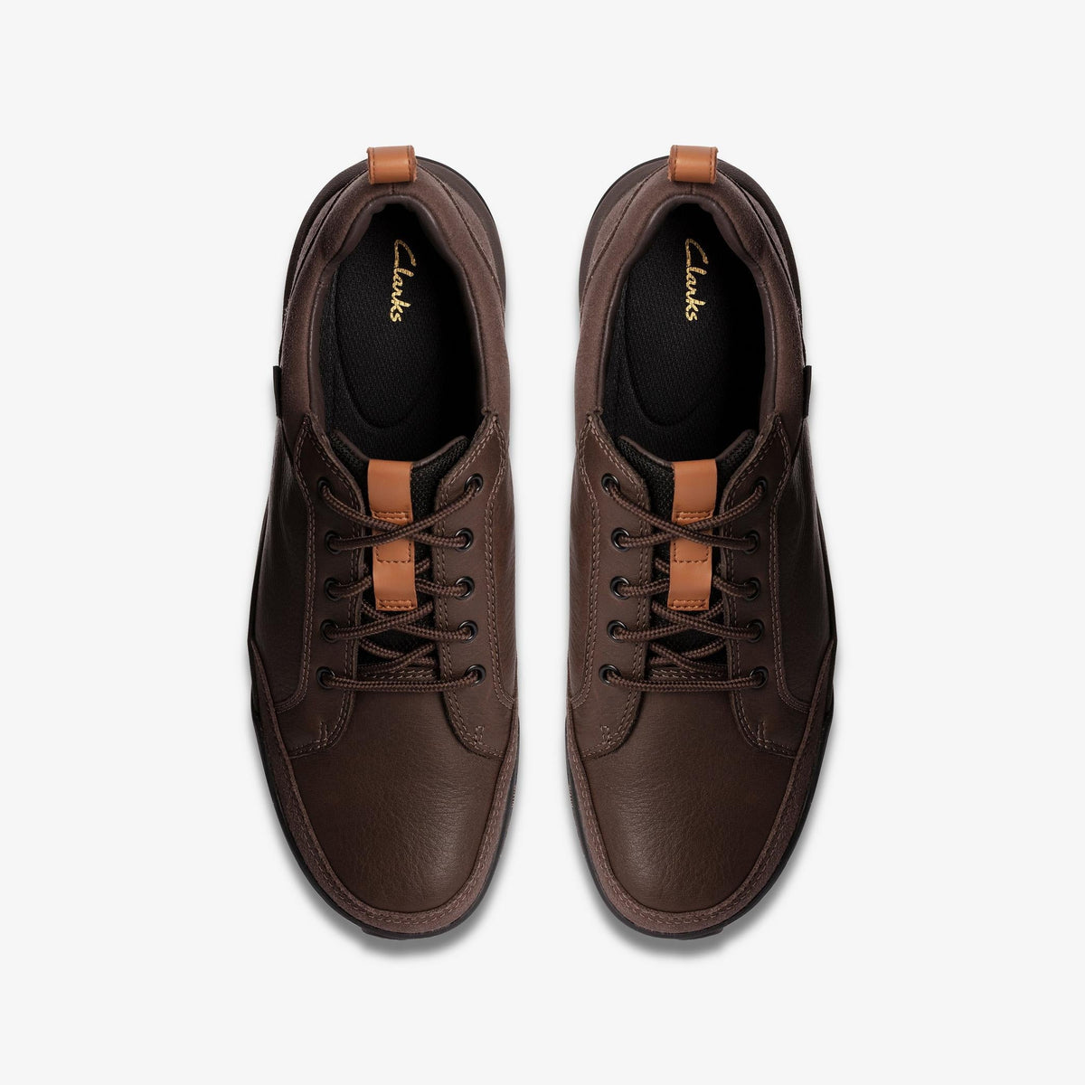 Mens Clarks Ashcombe 2 Gtx - Brown Leather