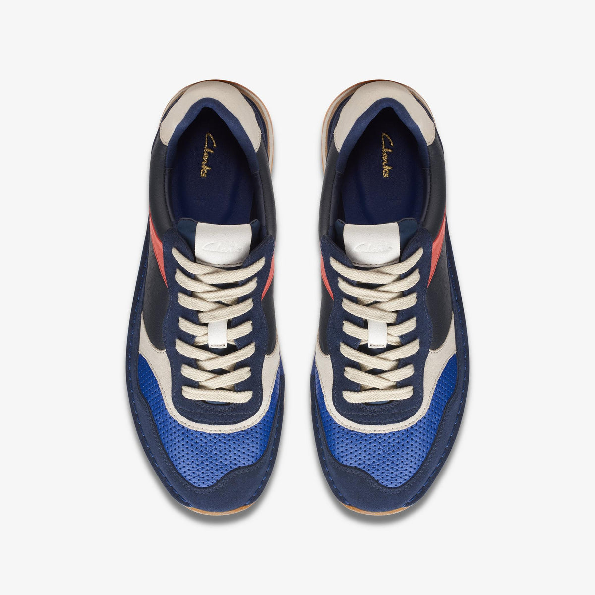 Mens Clarks Craft Run Tor - Navy