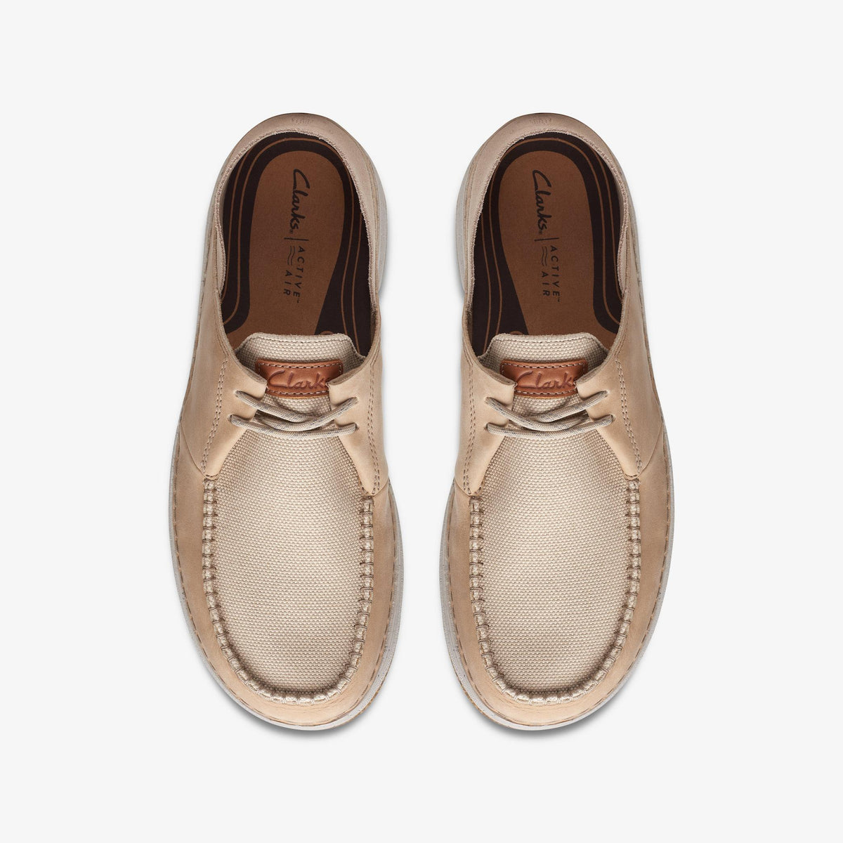 Mens Clarks Nature 5 Moc - Sand