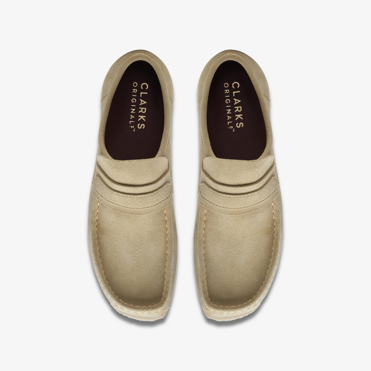 Clarks Mens Wallabee Loafer - Maple Suede