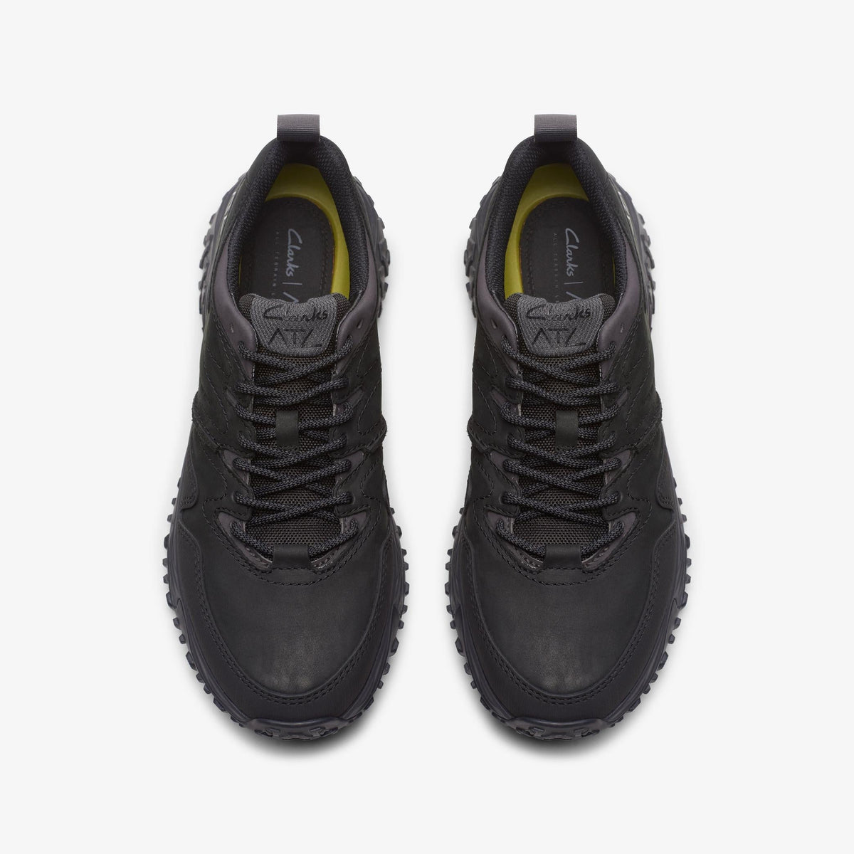 Mens Clarks Atl Walk Go Wp - Black Leather
