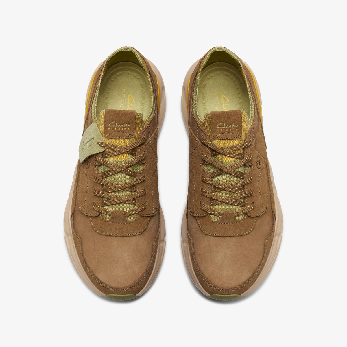 Mens Clarks Nxe Lo - Dark Sand Suede