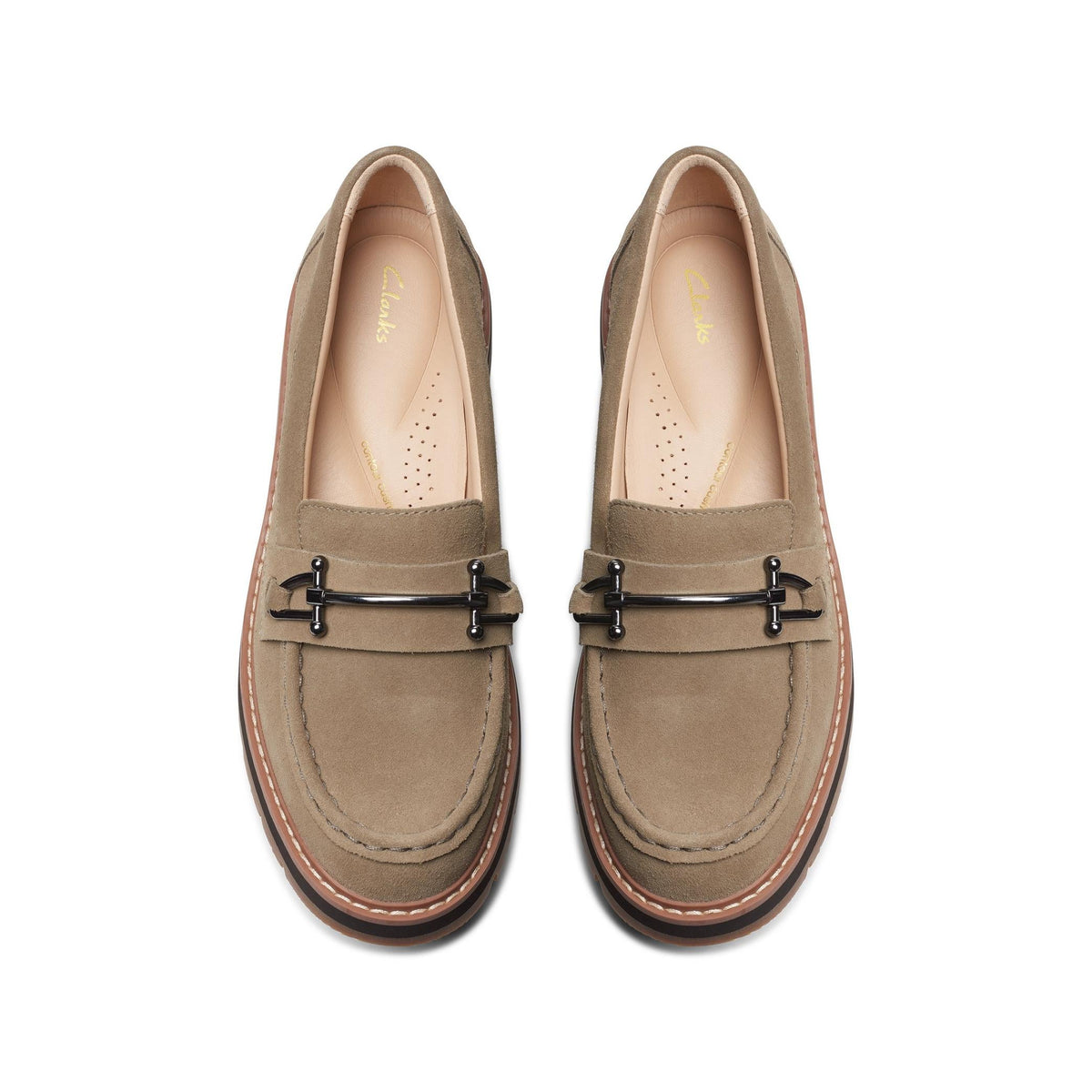 Womens Clarks Orianna Bit - Dark Sand