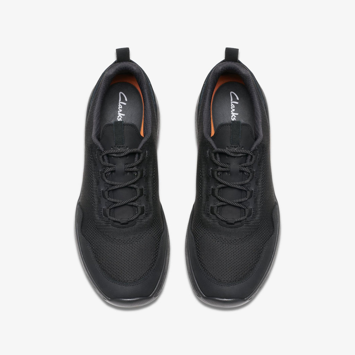 Mens Clarks Clarkspro Knit - Black