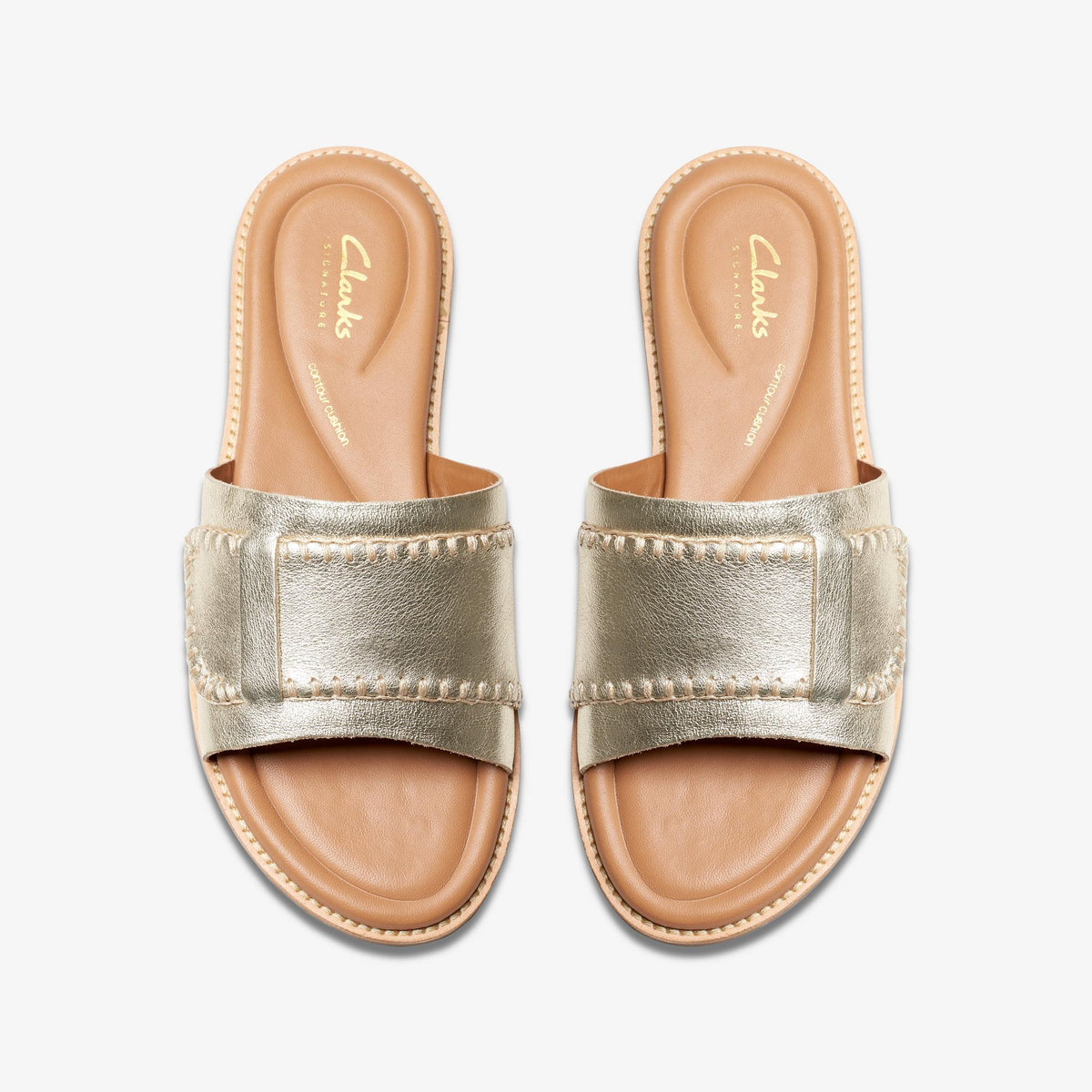 Womens Clarks Maritime Mule - Champagne